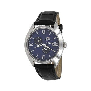 �I���G���g �r���v �X�^�[ �I�[�g�}�`�b�N �������� �����Y �j���p ORIENT RA-AK0507L ���v �E�H�b�` Orient RA-AK0507L Men's Tri Star Altair Leather Band Multifunction Blue Dial Automatic Watch