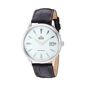 オリエント 腕時計 オートマチック 自動巻き メンズ 男性用 ORIENT FAC00005W0 時計 ウォッチ Orient Men's Stainless Steel Automatic Watch with Leather Strap, Brown, 22 (Model: FAC00005W0)
