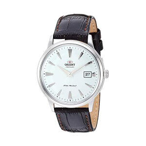 IGg rv I[g}`bN  Y jp ORIENT FAC00005W0 v EHb` Orient Men's Stainless Steel Automatic Watch with Leather Strap, Brown, 22 (Model: FAC00005W0)