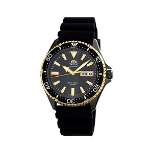 IGg rv _CrO X|[c I[g}`bN  Y jp ORIENT RA-AA0005B v EHb` ORIENT Mens Diving Sports Automatic 200m Watch with Rubber Strap 2 Tone Gold Black IP RA-AA0005B