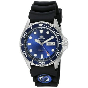 Orient �����Y 'Ray II ���o�[' ���{�����������X�e�����X�X�`�[�� �_�C�r���O�E�H�b�` �J���[: �V���o�[�g�[�� (���f��: FAA02008D9) Orient Men's 'Ray II Rubber' Japanese Automatic Stainless Steel Diving Watch, Color:Si