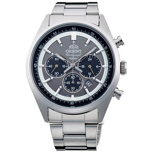 Orient Sporty Neo 70's Neo Seventees �\�[���[�p���_�r���v �_�[�N�O���[ Orient Sporty Neo 70's Neo Seventees Solar Panda Wristwatch, Dark Gray