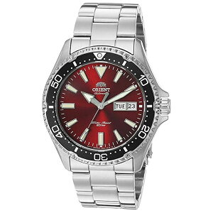�I���G���g �����Y �J�}�X �X�e�����X�X�`�[�� �����������v �T�t�@�C�A�N���X�^���t�� Orient Men's Kamasu Stainless Steel Automatic Diving Watch with Sapphire Crystal