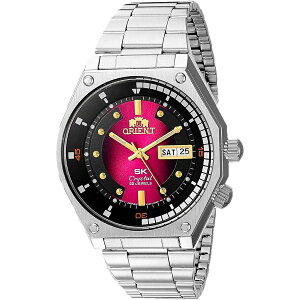 �I���G���g �����Y 'SK �_�C�o�[ ���g��' ���{���������� �芪���X�e�����X�X�`�[�� �X�|�[�c�E�H�b�` Orient Men's 'SK Diver Retro' Japanese Automatic Hand Winding Stainless Steel Sports Watch