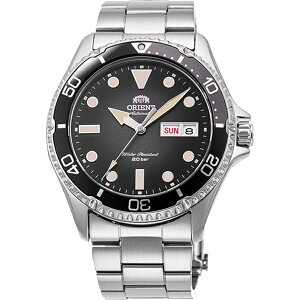 �I���G���g RA-AA08 �������� �芪�����[�u�����g 41.8 mm �X�e�����X�X�`�[���P�[�X �T�t�@�C�A�N���X�^�� 200m�_�C�o�[�X�^�C���E�H�b�` �h�b�g�C���f�b�N�X Orient RA-AA08 Automatic Hand-Winding Movement