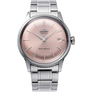 �I���G���g �o���r�[�m �o�[�W���� 7 38mm ���������h���X�E�H�b�` �s���N ���f��: RA-AC0M11Y30B Orient Bambino Version 7 38mm Automatic Dress Watch in Pink Model: RA-AC0M11Y30B