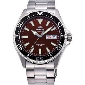 �I���G���g�E�J�}�X �������� �芪�����[�u�����g 41.8 mm �X�e�����X�X�`�[���P�[�X 200 ���[�g���ϐ��� �T�t�@�C�A�N���X�^�� �_�C�o�[�X�^�C���E�H�b�` Orient Kamasu Automatic Hand-Winding Movement 41