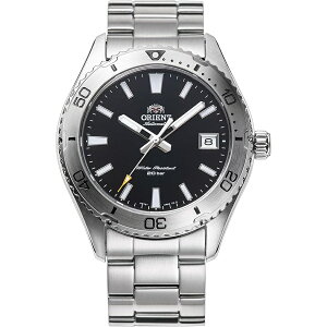�I���G���g �X�|�[�c �}�R 40mm-AC0Q �����Y �������� �芪�� �h�����v �X�`�[�� �u���b�N �O���t�@�C�g �X�|�[�e�B Orient Sports Mako 40 mm ? AC0Q Men's Automatic Manual Winding Waterproof Watch, Steel Black Graphite, 