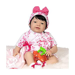 p_CXM[Y xr[h[ Ԃ l` ւ A { ܂܂  Paradise Galleries Asian Reborn Toddler Doll - Hanami, 21 Inch Girl Made in Softtouch Vinyl, 7-Piece Reborn Doll