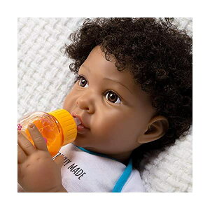 p_CXM[Y xr[h[ Ԃ l` ւ A { ܂܂  Paradise Galleries Black Reborn Toddler Doll 20 inch African American Baby Boy Wonderfully Made in GentleTouch V