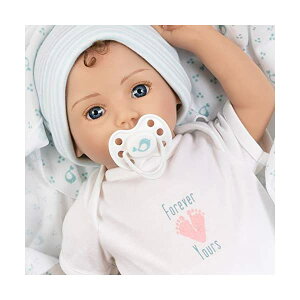 p_CXM[Y xr[h[ Ԃ l` ւ A { ܂܂  Paradise Galleries Realistic Newborn Baby Doll Boy with Rooted Hair - Forever Yours Trust, 7-Piece Reborn Doll G