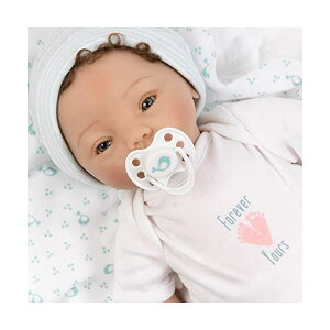 p_CXM[Y xr[h[ Ԃ l` ւ A { ܂܂  Paradise Galleries Realistic Newborn Baby Doll Boy with Rooted Hair - Forever Yours Miracle, 7-Piece Reborn Doll