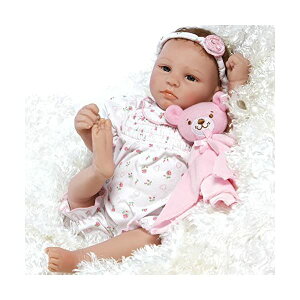 p_CXM[Y xr[h[ Ԃ l` ւ A { ܂܂  Paradise Galleries Lifelike Baby Doll, Bundle of Joy, 17.5 inch Reborn Girl in Gentletouch Vinyl & Weighted Clot