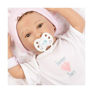 p_CXM[Y xr[h[ Ԃ l` ւ A { ܂܂  Paradise Galleries Realistic Newborn Baby Doll Girl with Rooted Hair - Forever Yours Treasure, 7-Piece Reborn Do