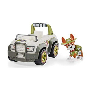 pEpg[  ObY XL[ mߋ f gbJ[ WON[U[ r[N tBMA Paw Patrol, Trackerfs Jungle Cruiser Vehicle with Collectible Figure, for Kids Aged 3 and up
