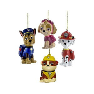 pEpg[  ObY XL[ mߋ f I[ig 4̃Zbg NX}Xc[  Kurt Adler 3-3.5" Paw Patrol Blow Mold Ornament 4 Piece Set