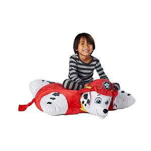 パウパトロール ぬいぐるみ マーシャル ジャンボ 大きい 枕 まくら クッション おもちゃ グッズ レスキュー 知育玩具 映画 Pillow Pets Jumboz Nickelodeon Paw Patrol, Marshall, 30" Jumbo Folding Plush Pillow