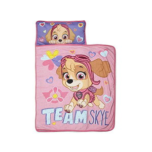 pEpg[ XJC x݃Zbg  t[XuPbg Zbg LbY q Paw Patrol Team Skye Nap Mat Set - Includes Pillow and Fleece Blanket ? Great for Boys and Girls Napping at Daycare, Preschool, or Kin