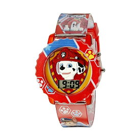 パウパトロール マーシャル 腕時計 キッズ 子供用 Paw Patrol Kids' Digital Watch with Red Case, Comfortable Red Strap, Easy to Buckle - Official 3D Paw Patrol Character on the Dial, Safe for Children - Model: PAW4016
