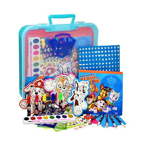 pEpg[ ANeBreBZbg hG ʂ肦 ObY  qp LbY PAW Patrol Coloring and Activity Book Set, Color Mess Free Craft Art Kit for Kids, Includes Drawing Pad, Markers, Stickers