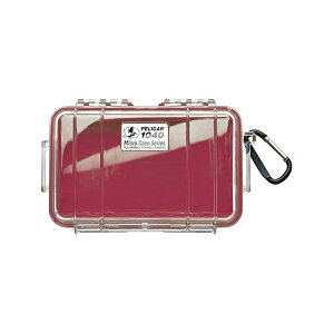 �y���J�� �h���P�[�X 1040 �}�C�N�� �P�[�X iPhone �g�ѓd�b GoPro �J�����ȂǗp (���b�h/�N���A) Waterproof Case | Pelican 1040 Micro Case for iPhone, cell phone, GoPro, camera, and more (Red/Clear)