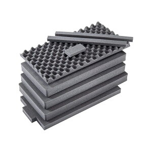 �y���J�� 1606 �P�[�X�p�̃I���W�i�� 8 �s�[�X Pelican �����p�v���b�N�t�H�[���Z�b�g Original 8 Piece Pelican Replacement Pluck Foam Set for The Pelican 1606 case.