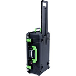 �y���J�� 1535 �G�A �P�[�X �u���b�N & ���C�� �O���[�� �@���������݃T�C�Y Black & Lime Green Pelican 1535 Air case Comes Empty. Carry-on Size.