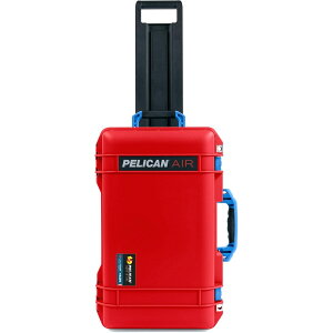 ���b�h �y���J�� �G�A 1535 �@���������݃P�[�X ���n���h���ƃ��b�` Red Pelican Air 1535 Carry-on Case Comes empty Blue Handles & Latches.