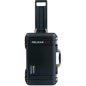 �y���J�� �G�A 1535 �u���b�N �@���������݃P�[�X �f�U�[�g�^���̃n���h���ƃ��b�` Black Pelican Air 1535 Carry-on Case Comes empty Desert Tan Handles & Latches �L�����[�P�[�X