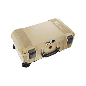 �y���J�� Vault v525 �J���� �h���[�� �@�� �d�q�@�� �M�A�ȂǗp�̃t�H�[���t���n�[�h�P�[�X (�^��) Pelican Vault v525 Hard Case with Foam for Camera, Drone, Equipment, Electronics, Gear, and More (Tan)