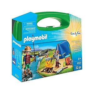 �v���C���[�r�� �L�����v �A�h�x���`���[ �L�����[�P�[�X �g�ݗ��ăZ�b�g Playmobil Camping Adventure Carry Case Building Set