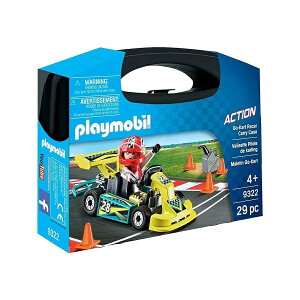 �v���C���[�r�� �S�[�J�[�g ���[�T�[ �L�����[�P�[�X �g�ݗ��ăZ�b�g Playmobil Go-Kart Racer Carry Case Building Set