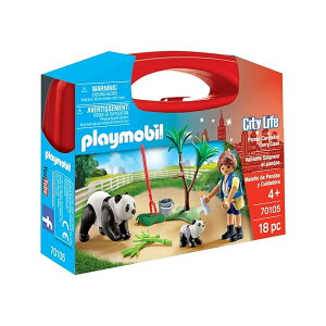 �v���C���[�r�� �p���_ �P�A�e�C�J�[ �L�����[�P�[�X Playmobil Panda Caretaker Carry Case