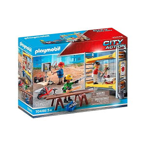 �J���҂ƈꏏ�Ƀv���C���[�r���̑����g�ݗ��Ă� Playmobil Scaffolding with Workers