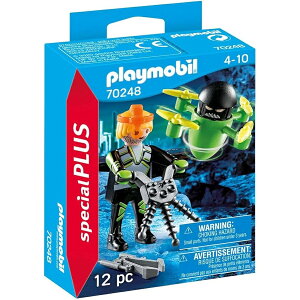 �v���C���[�r�� �h���[����������X�y�V���� �v���X �G�[�W�F���g Playmobil Special Plus Agent with Drone
