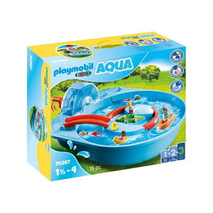 �v���C���[�r�� 1.2.3 �A�N�A �X�v���b�V�� �X�v���b�V�� �E�H�[�^�[ �p�[�N PLAYMOBIL 1.2.3 Aqua Splish Splash Water Park