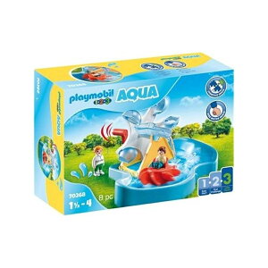�v���C���[�r�� 1.2.3 �A�N�A���ԃJ���[�Z�� Playmobil 1.2.3 Aqua Water Wheel Carousel