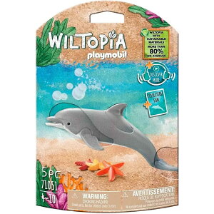 �v���C���[�r�� �E�B���g�s�A �C���J �����t�B�M���A Playmobil Wiltopia Dolphin Animal Figure