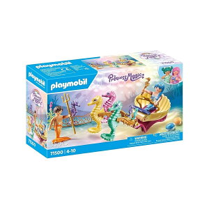 �v���C���[�r�� �}�[���C�h �^�c�m�I�g�V�S�̔n�� Playmobil Mermaid Seahorse Carriage