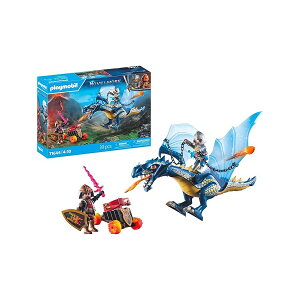 PLAYMOBIL Novelmore 71644 �h���S�� �S�[���h �K�[�f�B���O ���h���S�� 2 �l�̋R�m�Ƒs��Ȗ`���̂��߂̃A�N�Z�T���[ 4 �Έȏ�̎q�������̃A�N�V�������ڂ̂������Ⴊ�܂܂�Ă��܂� PLAYMOBIL Nov