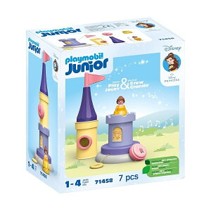 �v���C���[�r�� �W���j�A & �f�B�Y�j�[: �x���̃T�E���h�t���v���C�^���[ Playmobil Junior & Disney: Belle's Play Tower with Sound