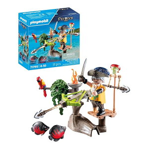 �v���C���[�r�� PLL71795 �C�� + �؂Ƌ� PLAYMOBIL PLL71795 PIRATE + TREE AND FISH