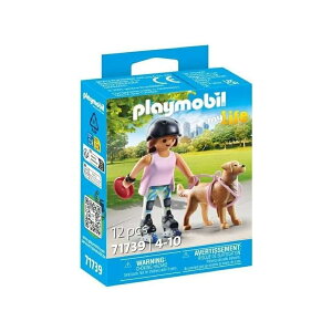 PLAYMOBIL 71739 ���g���[�o�[�������[���[���� PLAYMOBIL 71739 Jeune fille rolleuse avec Retriever