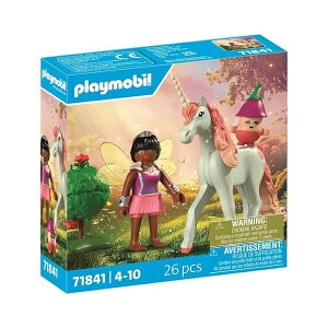 �v���C���[�r�� �R���N�e�B�u�� ���j�R�[��: �X�J�C ���[�Y �E�B�Y �t�F�A���[ Playmobil Collectible Unicorn: Sky Rose with Fairy