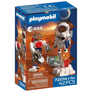 �v���C���[�r�� ESA: ���{�b�g�ƉF����s�m Playmobil ESA: Astronaut with Robot
