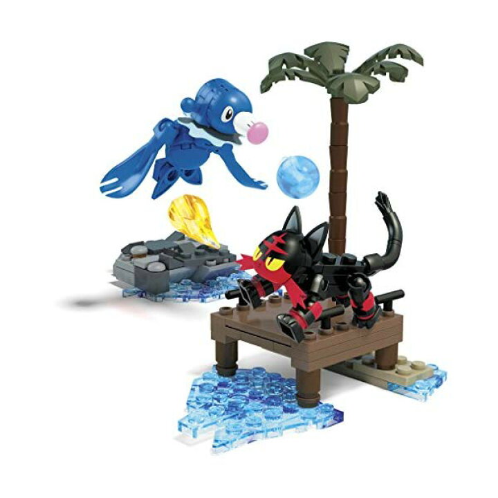 楽天市場 ポケモン ブロック おもちゃ メガブロック ニャビー アシマリ メガコンストラックス Mega Construx Pokemon Litten Vs Popplio Building Set I Selection