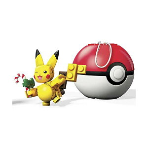 �|�P���� �u���b�N �������� ���K�u���b�N �s�J�`���E ���K�R���X�g���b�N�X Mega Construx Pokemon Candy Cane Pikachu Building Set