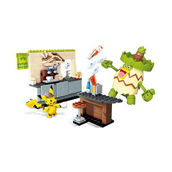 楽天市場 ポケモン ポケットモンスター 名探偵ピカチュウ メガブロック メガコンストラックス ピカチュウ ルンパッパ Mega Construx Pokemon Detective Pikachu Hi Hat Cafe Jeu De Construction 325 Pieces Pour Enfant Des 6 Ans Ggk27 I Selection