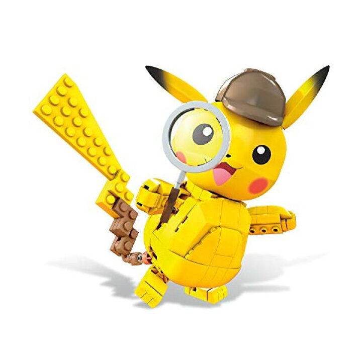 楽天市場 ポケモン ポケットモンスター 名探偵ピカチュウ メガブロック メガコンストラックス ピカチュウ Mega Construx Pokemon Detective Pikachu Moyen Jeu De Construction 232 Pieces Pour Enfant Des 6 Ans Ggk28 I Selection