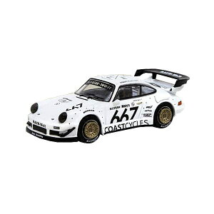 |VF 930 fJ[ _CLXg ͌^ ~jJ[ ObY [ԏj v[g CeA X[p[J[ Porsche RWB 930#667"Coastcycles White 1/64 Diecast Model Car by Tarmac Works T64-015-CC